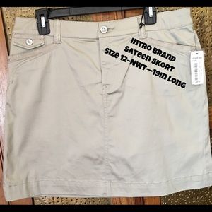 Intro Brand Khaki Skortl